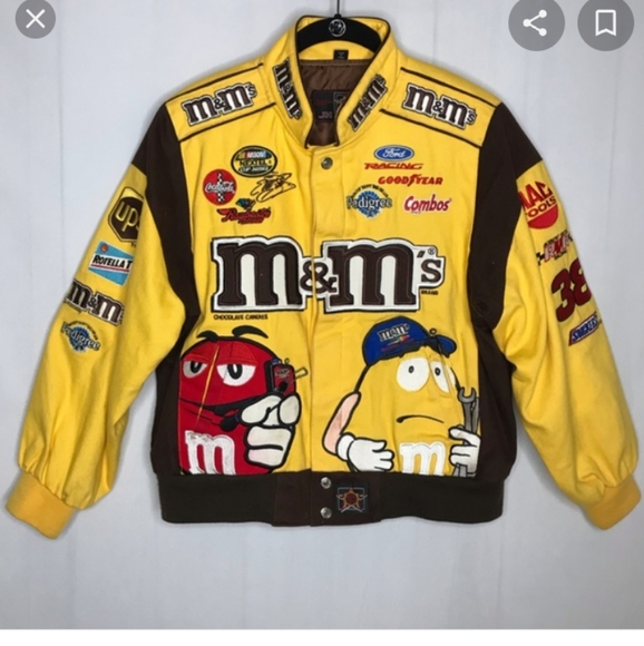 Kids nascar leather jacket m&m #38 - Picture 1 of 1
